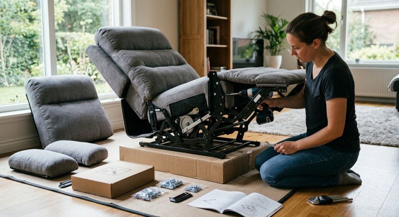 Couch Assembly in Denver, CO