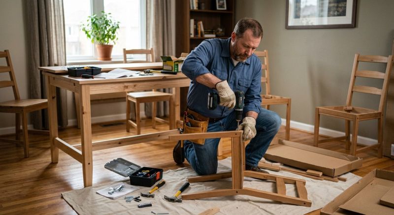 Game Table Assembly in Littleton, CO