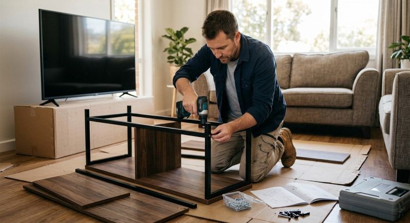 Tv Cabinet Assembly in Overland Park, KS