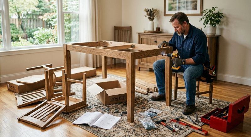Conference Table Assembly in Denver County, CO