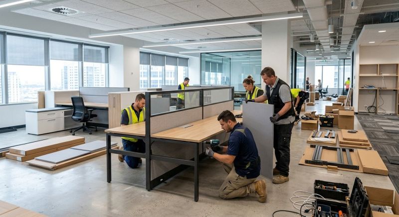 Office Desk Assembly in Alpharetta, GA