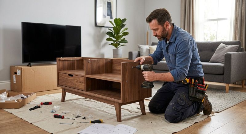 Tv Cabinet Assembly in Littleton, CO